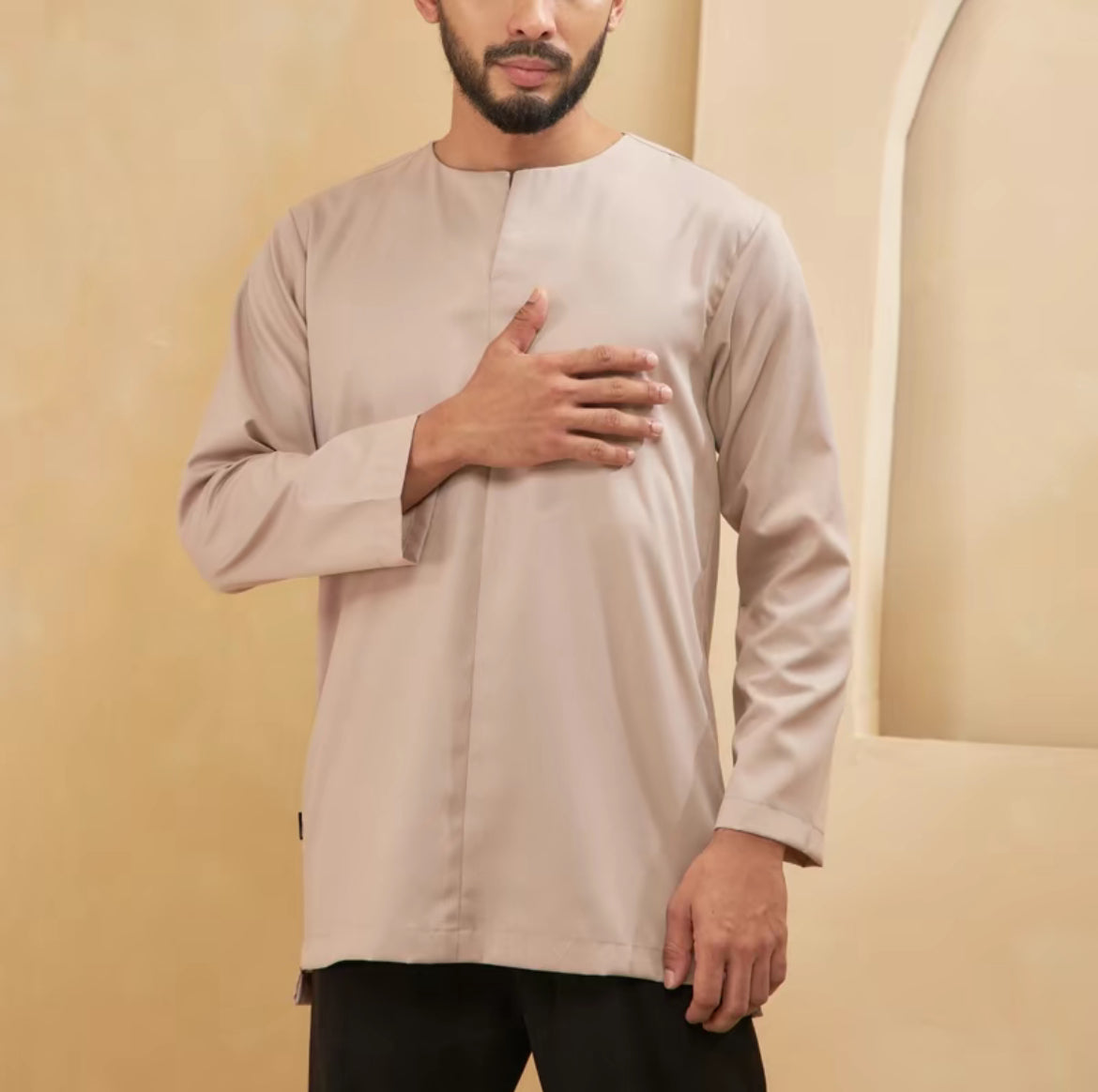 EMIR MODERN KURTA LONG-SLEEVED