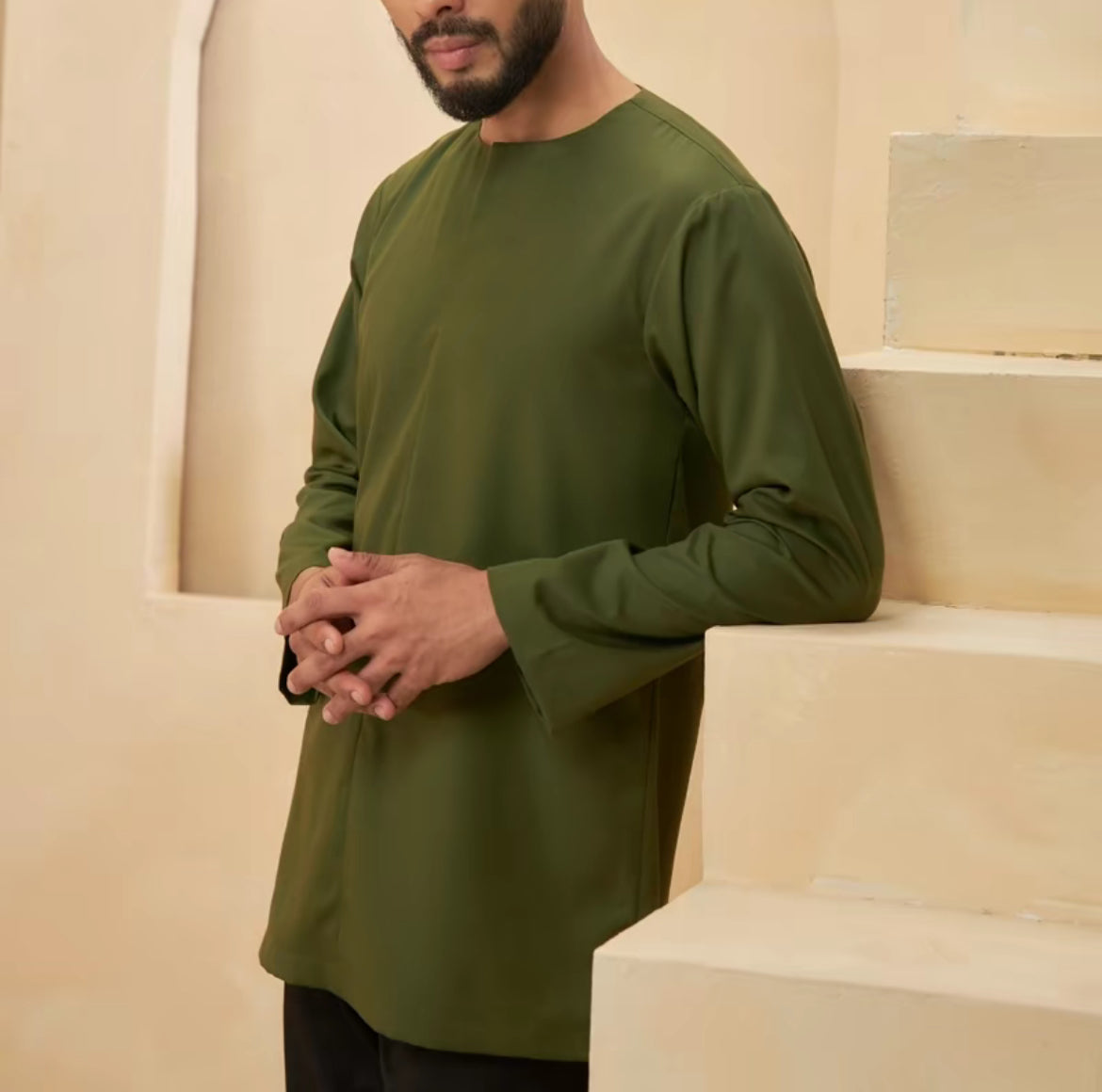 EMIR MODERN KURTA LONG-SLEEVED