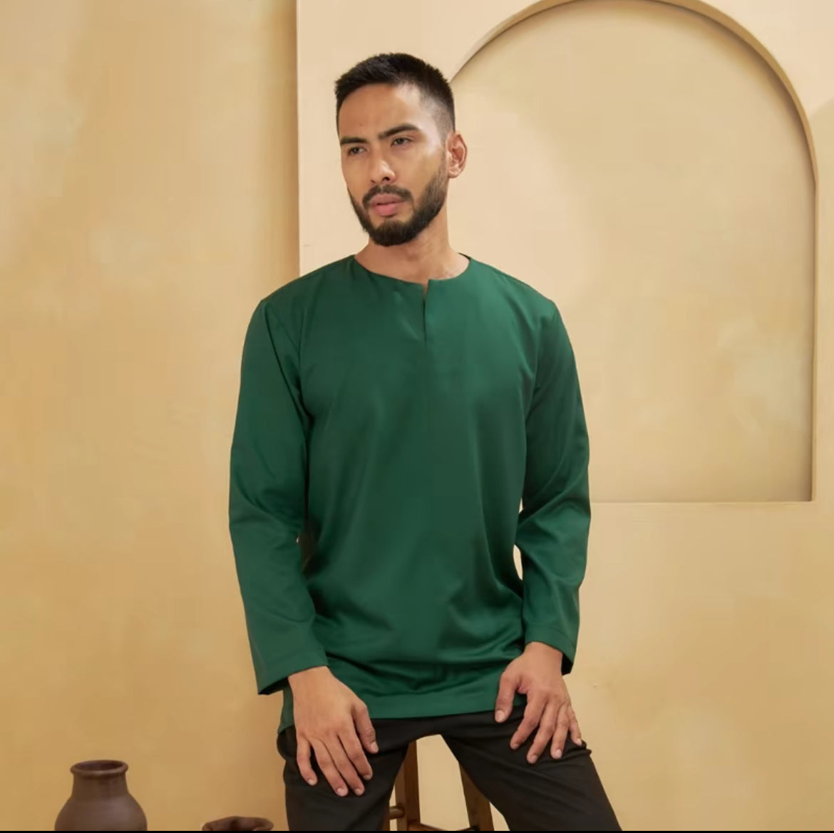 EMIR MODERN KURTA LONG-SLEEVED