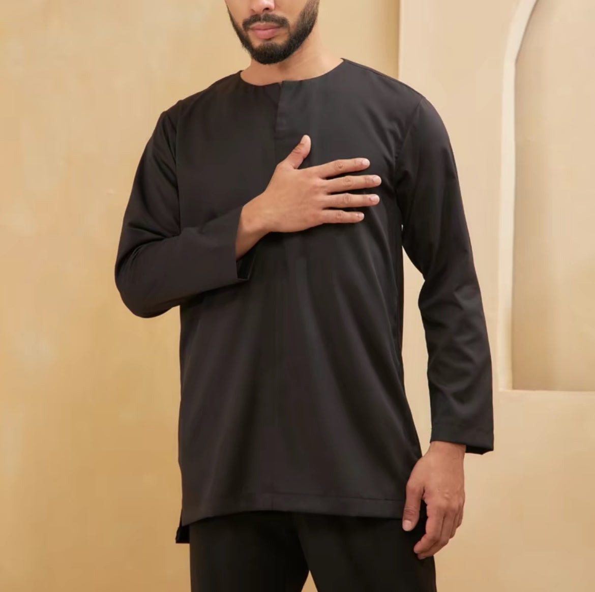 EMIR MODERN KURTA LONG-SLEEVED