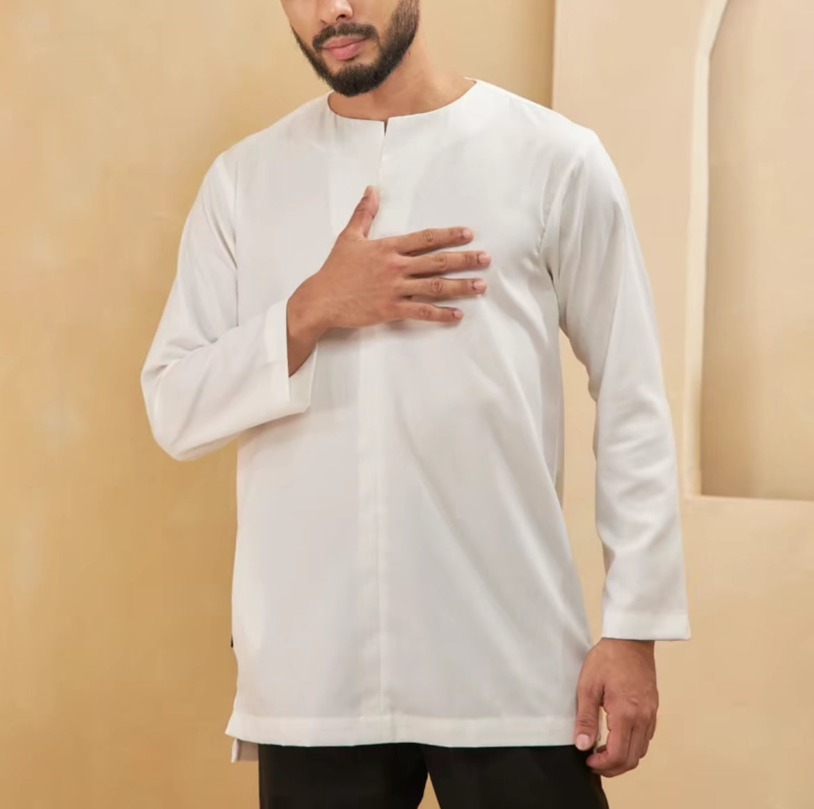 EMIR MODERN KURTA LONG-SLEEVED