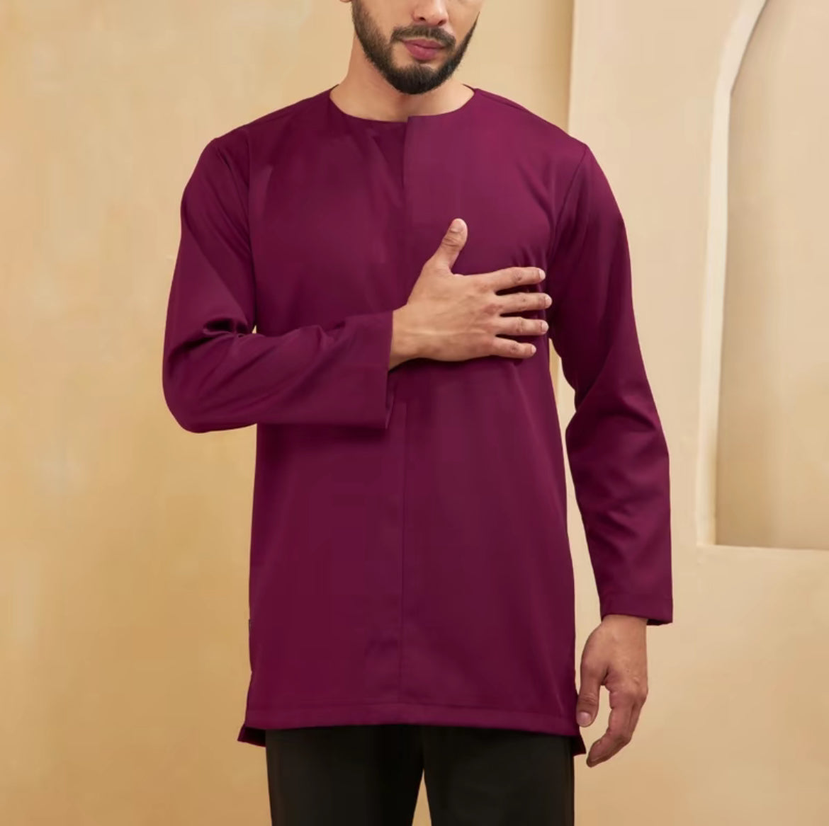 EMIR MODERN KURTA LONG-SLEEVED