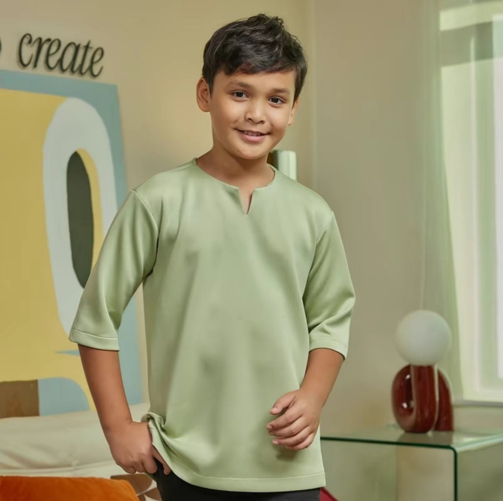 KIDS CASUAL KURTA (IRONLESS)