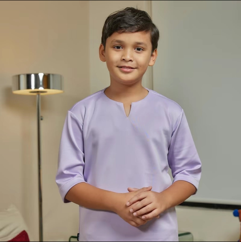 KIDS CASUAL KURTA (IRONLESS)