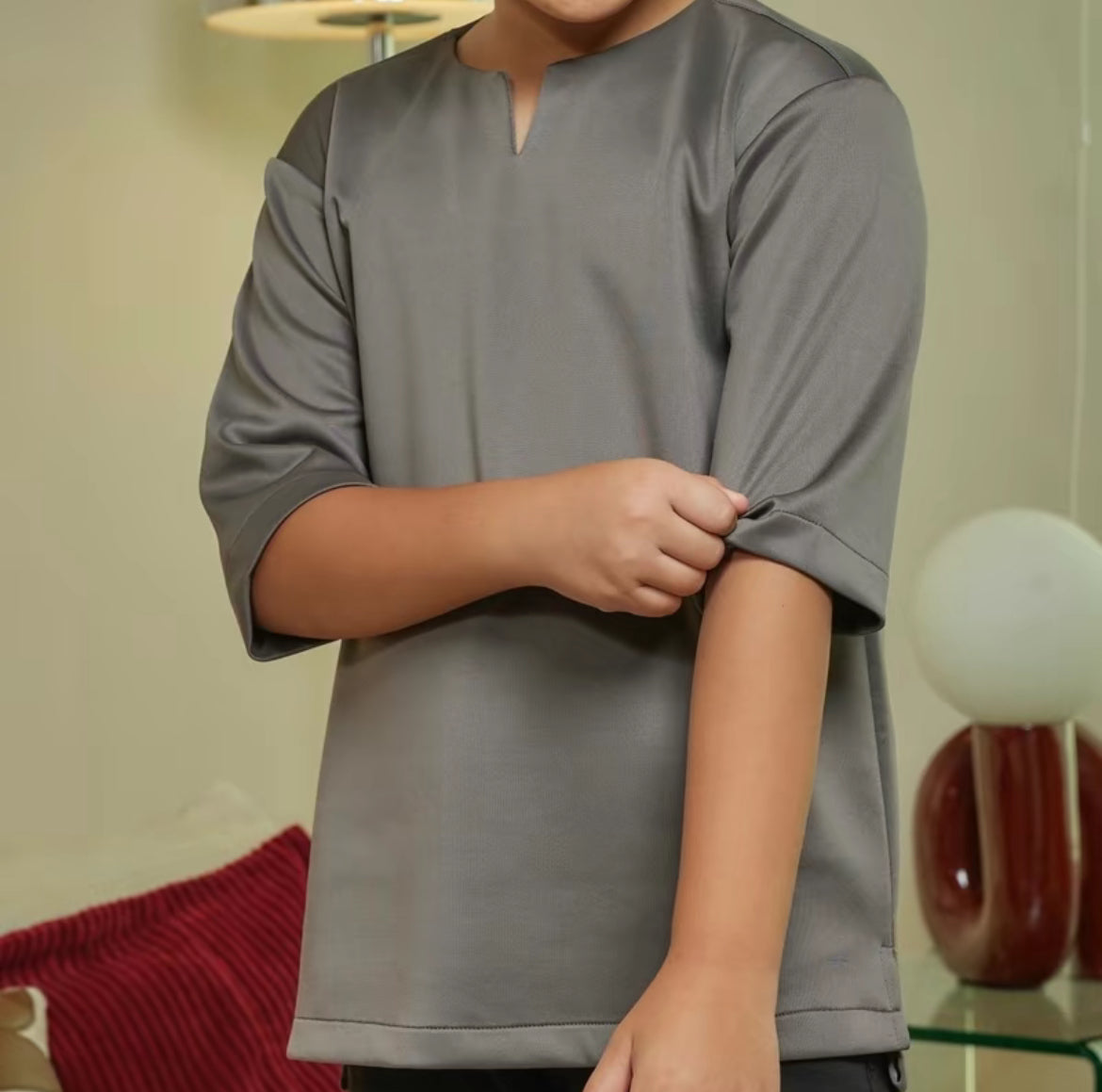 KIDS CASUAL KURTA (IRONLESS)