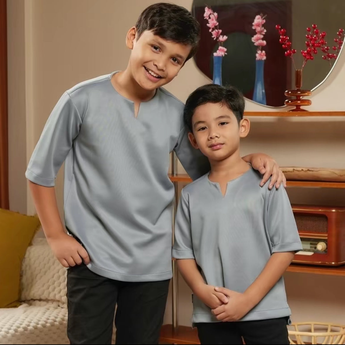 KIDS CASUAL KURTA (IRONLESS)