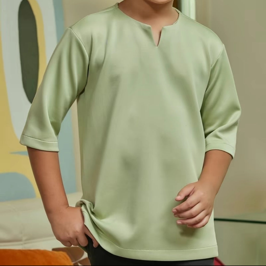 KIDS CASUAL KURTA (IRONLESS)