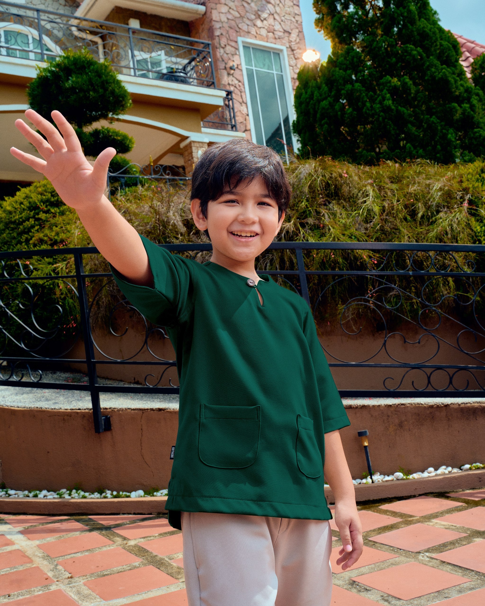 KIDS IESA KURTA TELUK BELANGA (IRONLESS)